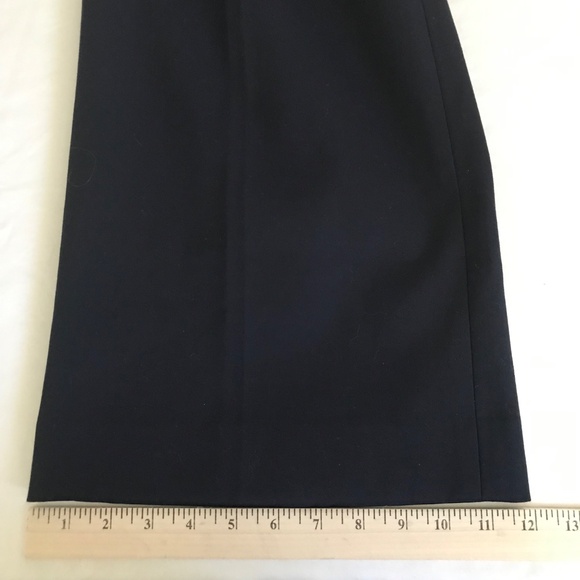REBECCA TAYLOR Chino Wide Leg Pants Flare Cropped Cotton Blue Women’s Size 8 - Picture 16 of 16
